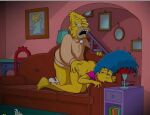  abraham_simpson age_difference artist_request daughter_in_law doggy_position marge_simpson milf older_male the_simpsons younger_female 