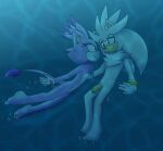  1boy 1girl anthro blaze_the_cat breasts commission couple domestic_cat feline female furry gottagoblastnsfw hedgehog male male/female nipples nude penis pussy sega silver_the_hedgehog skinny_dipping small_breasts sonic_(series) sonic_the_hedgehog_(series) straight swimming tagme underwater water 