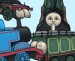 ambiguous_penetration artist_request emily_the_emerald_engine oral thomas_and_friends thomas_the_tank_engine unseen_male_face