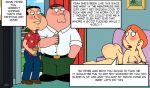  ass_up cheating_wife family_guy glenn_quagmire lois_griffin nude_female peter_griffin presenting_hindquarters presenting_pussy uso_(artist) 