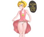  1girl aged_up angry angry_face blonde_hair cartoon_network clovernuts color colored colored_sketch female mandy_(billy_&amp;_mandy) panties showing_panties sketch skirt_up solo tagme the_grim_adventures_of_billy_and_mandy underwear 