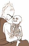 2010s 2016 2boys animated_skeleton bigger_male bottom_sans clothed clothed/nude clothing completely_naked completely_nude duo eyewear facing_another fire_elemental glasses grillby grillby_(undertale) grillsans jipshin larger_male looking_at_another male male_only monochrome monster nude sans sans_(undertale) seme_grillby sitting sitting_on_another sitting_on_lap skeleton smaller_male top_grillby uke_sans undead undertale undertale_(series) white_background yaoi