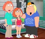  chris_griffin family_guy jerking_off lindsey_(family_guy) lois_griffin yuri 