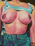 big_breasts breasts drawing flashing gif pose tattoo