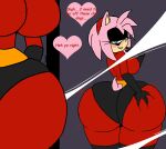  1girl amy_rose anthro ass big_ass big_breasts bubble_ass bubble_butt cosplay crossover crossover_cosplay dat_ass disney elastigirl elastigirl_(cosplay) furry insanely_hot pixar roga14 sega sexy sexy_ass sexy_body smelly_ass sonic_the_hedgehog_(series) the_incredibles 