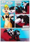 bbmbbf comic lola_bunny looney_tunes palcomix penelope_pussycat pepe_le_pew warner_brothers what_goes_on_in_the_girls&#039;_locker_room_(comic)
