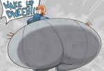  1girl ass_focus back_view ben_10 big_breasts cartoon_network dat_ass earrings from_behind gwen_tennyson huge_ass hyper_ass imminent_facesitting leggings looking_at_viewer plump puntthepoodle steaming_body sweat talking_to_viewer thick_thighs tight_clothing wide_hips 