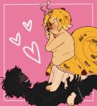 1girl 2_girls antennae antennae_(anatomy) anthro banana_centaur_snail_dog banana_sheel bive_(regretevator) blush blush_lines canid_centaur canid_taur canine_humanoid chubby chubby_female closed_eyes cowgirl_position duo_focus female/female female_on_top fluffy fruit_taur fruittaur glasses grin hands_on_mouth humanoid laying_down lesbian_sex nude on_back power_bottom regretevator riding roblox roblox_game sex side_view simple_background smile snail_antennae spive split_(regretevator) strap-on uncensored yuri