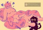 2_girls 6_nipples anthro artist_request banana banana_centaur_snail_dog bive_(regretevator) canid_centaur canid_taur canine_humanoid centaur chubby_female dog_ears edit edited_art female_only fruit_taur fruittaur glasses humanoid_on_anthro paws pussy pussy_juice pussylicking regretevator roblox roblox_game robloxian size_difference snail_antennae source_request spive split_(regretevator) tagme tail yuri