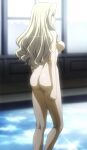 1girl 1girl absurd_res alluring ass bare_legs blonde_hair breasts completely_nude_female elizabeth_mably female_focus freezing_(series) high_res kneepits legs long_hair long_legs nipples nude pool profile screencap standing stitched swimming_pool third-party_edit 