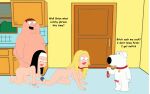  american_dad brian_griffin crossover doggy_position family_guy francine_smith hayley_smith penis peter_griffin 