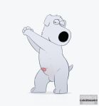  anthro anthro_only brian_griffin dog family_guy furry gif letodoesart nipples penis 