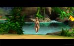  3d beach breasts jack_keane nude_female 