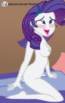  1boy 1girl ambiguous_penetration blue_eyes blush breasts cowgirl_position cum cum_inside equestria_girls eyeshadow friendship_is_magic girl_on_top indoors male/female my_little_pony nude open_mouth ponetan rarity rarity_(mlp) sex tongue_out 