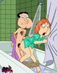 anal bottomless doggy_position family_guy glenn_quagmire lois_griffin no_panties pants_down 
