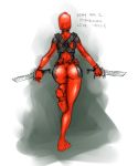  ass deadpool knives lady_deadpool marvel rule_63 
