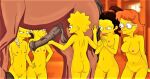  ass breasts erect_nipples evilweazel_(artist) holding_penis horse horsecock huge_penis lisa_simpson nude shaved_pussy the_simpsons thighs 