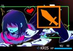 2010s 2018 blue_body blue_skin blush censored character_name clothed clothed_rape cum cum_while_penetrated cumming dark_blue_hair deltarune from_behind_position health_bar heki_(artist) hp_bar kris_(deltarune) miss60250 penetration rape ripped_clothing sweat top-down_bottom-up torn_clothes torn_clothing uncensored_version_available undertale_(series)