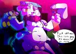 anthro anthro_only bear cum fur furry furry_only handjob lemon_smoothie_(artist) lemon_smoothie_(character) looking_at_viewer male male_only penis smoking soda sunglasses sweat text text_bubble yaoi