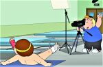  chris_griffin family_guy filming meg_griffin nude spread_legs thighs 