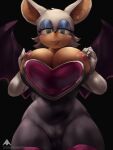  1girl 1girl 1girl 2021 3:4 absurd_res alamanderarts anthro areola armor armwear artist_name barbell_piercing bat bat_wings big_breasts black_nose blush bodysuit breastplate breasts cameltoe clothing curvy_figure elbow_gloves eyelashes eyeshadow gloves green_eyes hair half-closed_eyes handwear high_res huge_breasts looking_at_viewer makeup mammal membrane_(anatomy) membranous_wings narrowed_eyes nipple_barbell nipple_piercing nipples piercing rouge_the_bat sega short_hair skinsuit smile sonic_the_hedgehog_(series) text thick_thighs tight_clothing url voluptuous white_hair wide_hips wings 