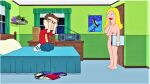  american_dad breasts erect_nipples francine_smith glasses mother_&amp;_son nude shaved_pussy steve_smith thighs 