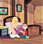  american_dad ass big_breasts erect_nipples francine_smith glasses kneel steve_smith thighs 