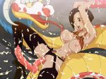 arms_bound cum cumming_penis double_penis huge_breasts kuja_(species) kuja_pirates one_piece ran_(one_piece) salome_(one_piece) toyomaru toyomaru_(pixiv) zoophilia