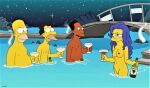  breasts carl_carlson erect_nipples homer_simpson lenny_leonard marge_simpson nude shaved_pussy the_simpsons thighs 