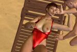 3d ass beach big_breasts cheating_wife housewife isabelle_(boudartmoreau) isabelle_cartoons_truestory_toons mature_female