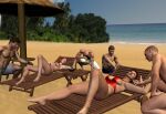 3d ass beach big_breasts cheating_wife housewife isabelle_(boudartmoreau) isabelle_cartoons_truestory_toons mature_female