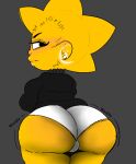  1girl 20th_century_fox aged_up annoyed ass big_ass butt_crack dat_ass female female_only front_view half-closed_eyes hipfucker lisa_simpson looking_at_viewer looking_back mad panties shaking_ass shaking_butt solo solo_focus spiky_hair the_simpsons yellow_body yellow_skin 
