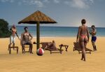 3d ass beach big_breasts housewife isabelle_ isabelle_cartoons_truestory_toons mature_female