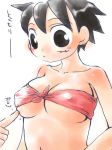  big_breasts black_hair brown_eyes monkey_d._luffy one_piece rule_63 stitched straw_hat straw_hat_pirates 