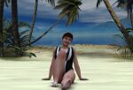 3d ass beach big_breasts housewife isabelle_(boudartmoreau) isabelle_cartoons_truestory_toons mature_female