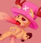  anal antlers blue_nose cervine chopper crying_with_eyes_open deer fellatio furry hat headgear horns one_piece penis reindeer reindeer_antlers size_difference straw_hat_pirates testicles tony_tony_chopper top_hat 