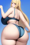 ai_generated ass_focus big_ass big_breasts big_hips blonde_hair blue_bikini blue_eyes bubble_ass bubble_butt full_of_gas full_of_milk gigantic_ass huge_ass huge_breasts insanely_hot long_hair looking_at_viewer metroid milf nai_diffusion nintendo samus_aran seductive seductive_eyes seductive_look seductive_smile sexy sexy_ass sexy_body sexy_breasts sexy_legs sexy_lips shiny_hair shiny_skin smelly_ass source_request stable_diffusion thick_ass thick_thighs voluptuous wide_hips