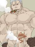  censored_penis muscular_male one_piece smoker smoking ushigami 