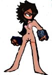  angry bad_drawing_skills completely_nude completely_nude_female friday_night_funkin hair_covering_one_eye microphone nude nude_female 