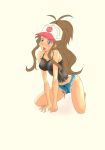  1_girl 1girl art artist_request breasts female female_protagonist_(pokemon_bw2) game_freak hilda_(pokemon) humans_of_pokemon nintendo pokemon pokemon_(anime) pokemon_(game) pokemon_black_2_&amp;_white_2 pokemon_black_and_white pokemon_bw pokemon_bw2 solo touko_(pokemon) white_(pokemon) 
