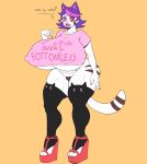  1girl 1girl 2016 absurd_res anthro areola big_breasts bottomless breasts cat clothed clothing erect_nipples feline footwear furry high_heels high_res huge_breasts mammal naomi nipple_bulge nipples plankboy platform_footwear platform_heels pussy sandals shoes thick_thighs wedges wide_hips 