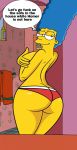  big_ass huge_ass marge_simpson milf text the_simpsons yellow_skin 