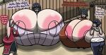 4girls boruto:_naruto_next_generations gigantic_breasts hinata_hyuuga multifaker5 naruto_shippuden sakura_haruno sarada_uchiha
