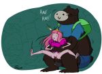 @_(artist) \r\n adventure_time bear bear_(adventure_time) beastiality black_bear female princess_bubblegum rape vaginal