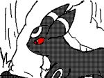  anal animated anus blush butt cum doggy_position female from_behind interspecies male map penetration penis pokemon pokephilia pokã©mon presenting pussy red_eyes sex trainer umbreon 