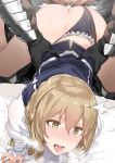 1boy 1girl ahegao all_fours arm_support black_gloves black_panties black_underwear blush braid breath brown_eyes clothed_sex doggy_position drooling ejaculation eyebrows_visible_through_hair gloves goblin_slayer! guild_girl_(goblin_slayer!) hair_between_eyes hair_over_shoulder heart heart-shaped_pupils heavy_breathing hetero hews_hack high_resolution large_filesize long_sleeves male male/female male_pubic_hair medium_hair orgasm panties panties_aside pubic_hair semen sex solo_focus symbol-shaped_pupils taken_from_behind tied_hair tongue tongue_out top-down_bottom-up torogao torso_grab trembling underwear vambraces very_high_resolution viewed_from_above yellow_eyes