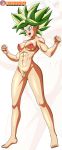  1girl dragon_ball_super female_abs kefla nude saiyan 