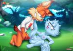 1boy 1girl bbmbbf breasts bubsy_(character) bubsy_(series) crossover feline fur34 furry palcomix tammy_(the_catillac_cats) the_catillac_cats vaginal