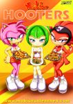 3_girls amy_rose bbmbbf cosmo_the_seedrian hooters mobian_hooters_(comic) mobius_unleashed multiple_girls palcomix sega shade_the_echidna smile sonic_(series) sonic_the_hedgehog_(series) sonic_x