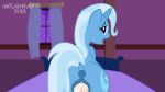  1boy 1girl animated anus ass bed bedroom cutie_mark female_unicorn friendship_is_magic from_behind gif horn indoors looking_back my_little_pony pony sex tail trixie unicorn vaginal vaginal_penetration vaginal_sex 
